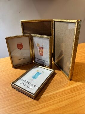 VINTAGE Brass frame lot